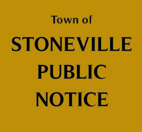 Stoneville Public notice Image